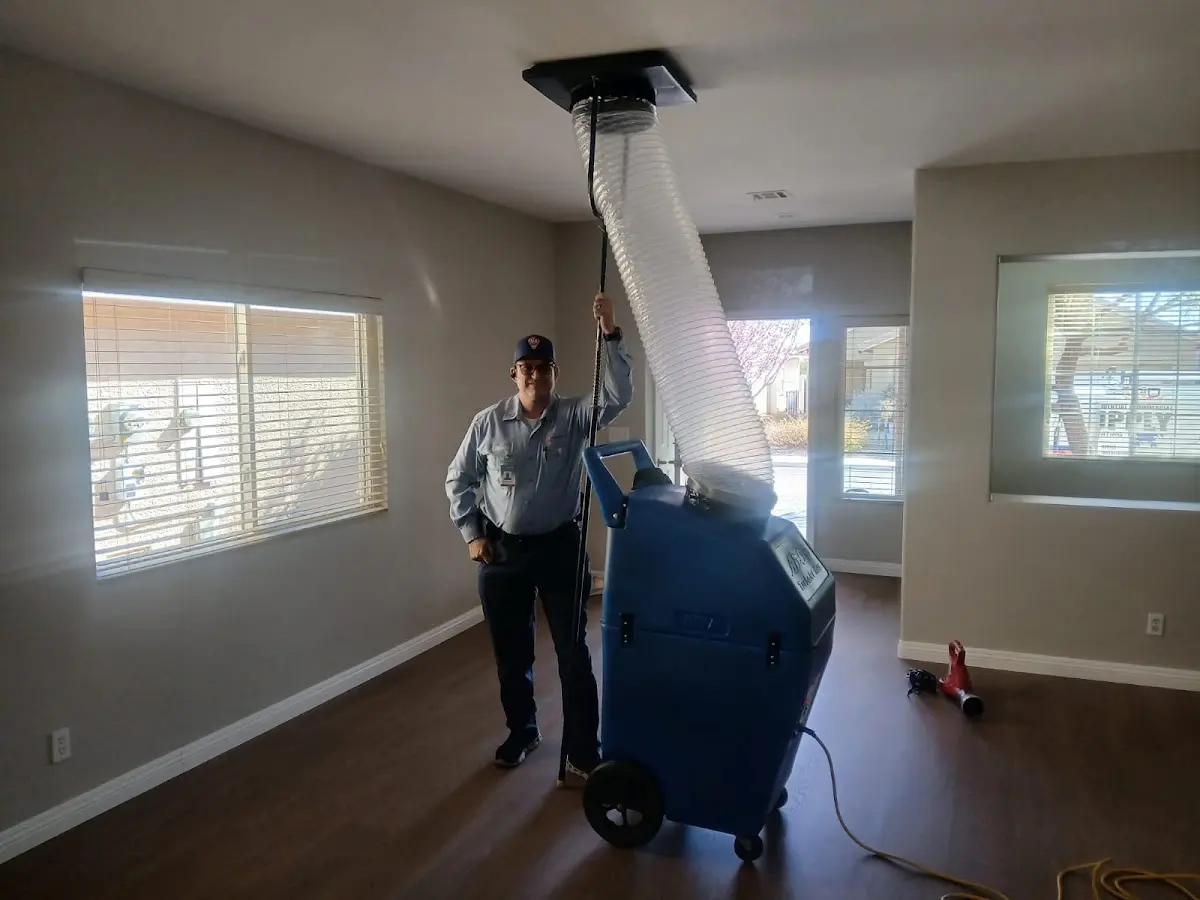 Professional Dryer Vent Cleaning work inside a League City home
